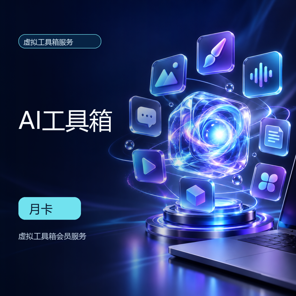 AI工具箱｜月卡商品介绍图